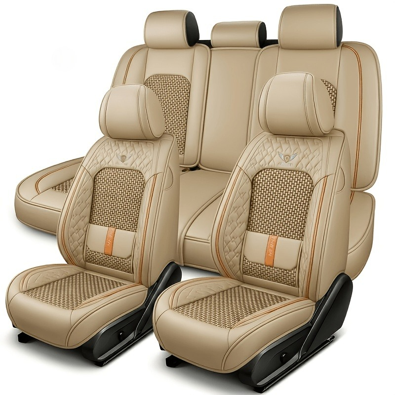 Leather Car Seat Covers Full Set Universal - Pokrowce na siedzenia samochodowe do Peugeot