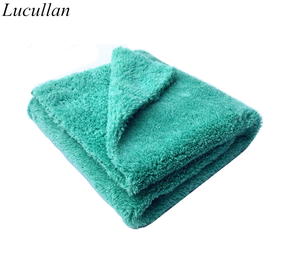 Microfiber Car Drying Towel Super Absorbent - Najlepiej!!! pluszowy ręcznik z mikrofibry Edgeless