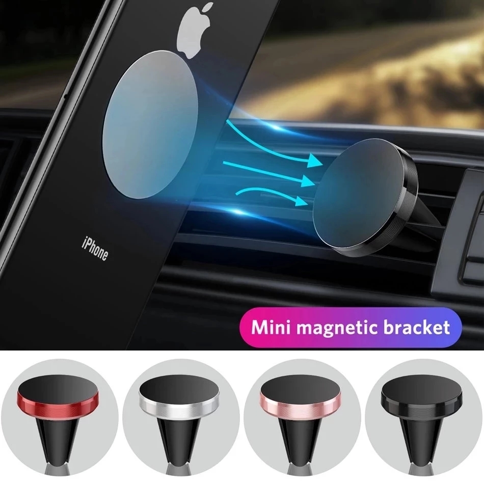 Magnetic Phone Holder For Car Vent - Magnetyczny uchwyt samochodowy na telefon, uniwersalny