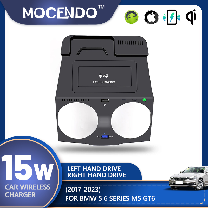 Wireless Car Charger Mount Fast Charging - Dla BMW serii 5 6 G30