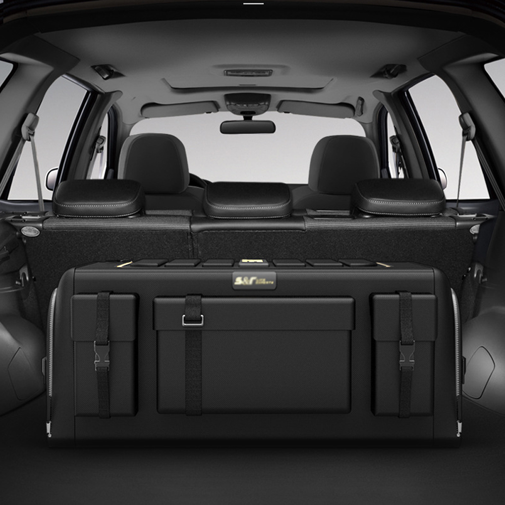 Car Trunk Organizer Foldable Storage Box - Uniwersalny organizator bagażnika samochodowego 70L schowek