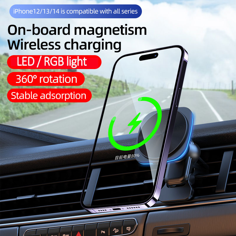 Magnetyczny uchwyt samochodowy – Wireless Car Charger Mount Fast Charging recenzja i cena