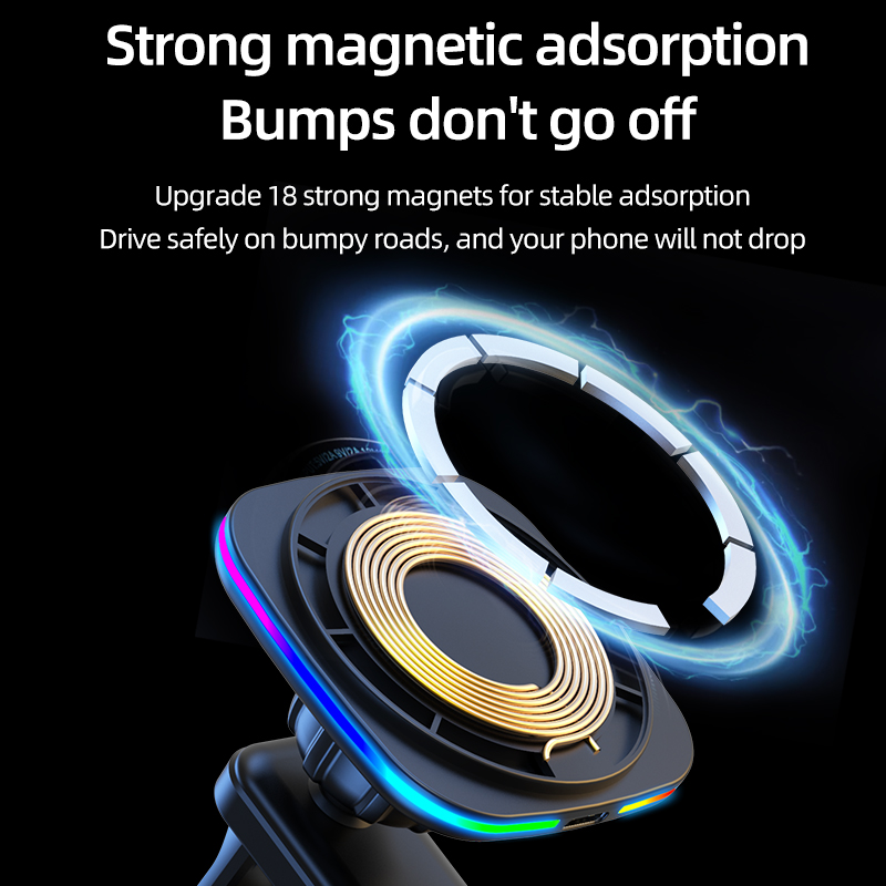 Magnetyczny uchwyt samochodowy – Wireless Car Charger Mount Fast Charging recenzja i cena