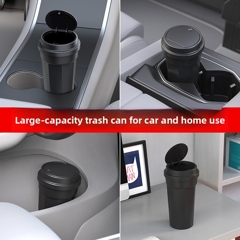 Samochodowy kosz na śmieci, wo – Waterproof Car Trash Can With Lid recenzja i cena