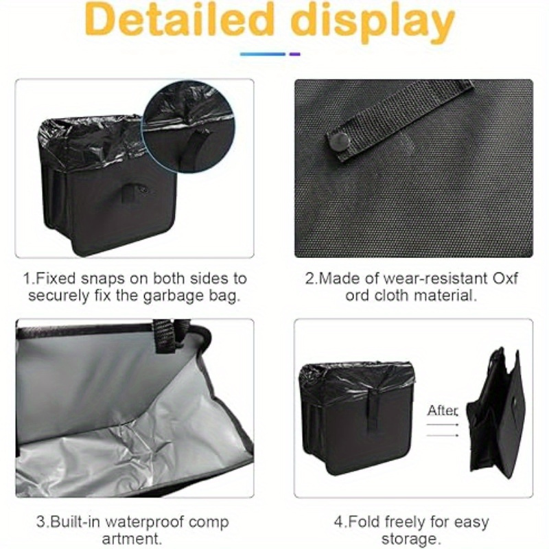 Wielofunkcyjny Wodoodporny Skł – Waterproof Car Trash Can With Lid recenzja i cena