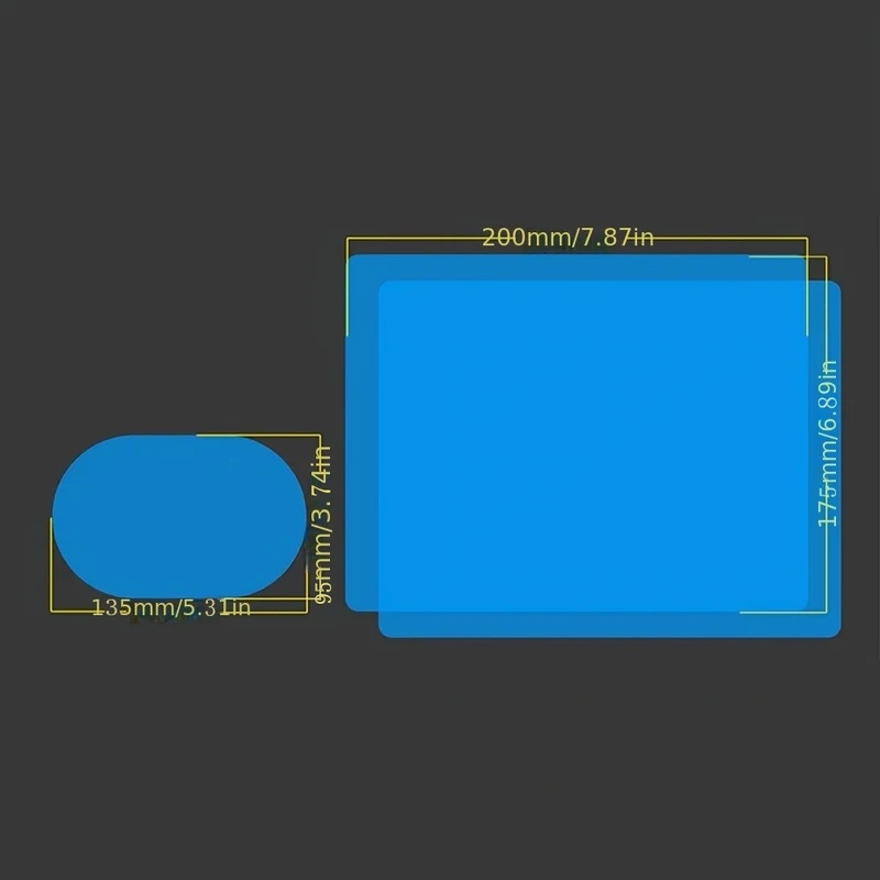 4 szt. folii ochronnych na lus – Anti Glare Car Rearview Mirror Film recenzja i cena