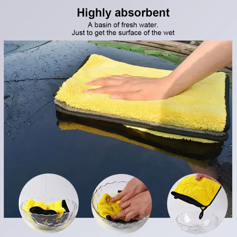 Ręczniki z mikrofibry do czysz – Microfiber Car Drying Towel Super Absorbent recenzja i cena