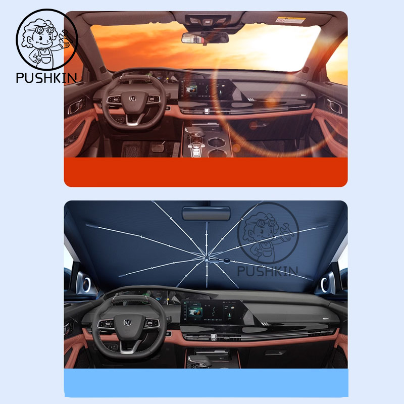 Dla Changan UNIK 2024 2025 202 – Car Sunshade Windshield Umbrella Foldable recenzja i cena