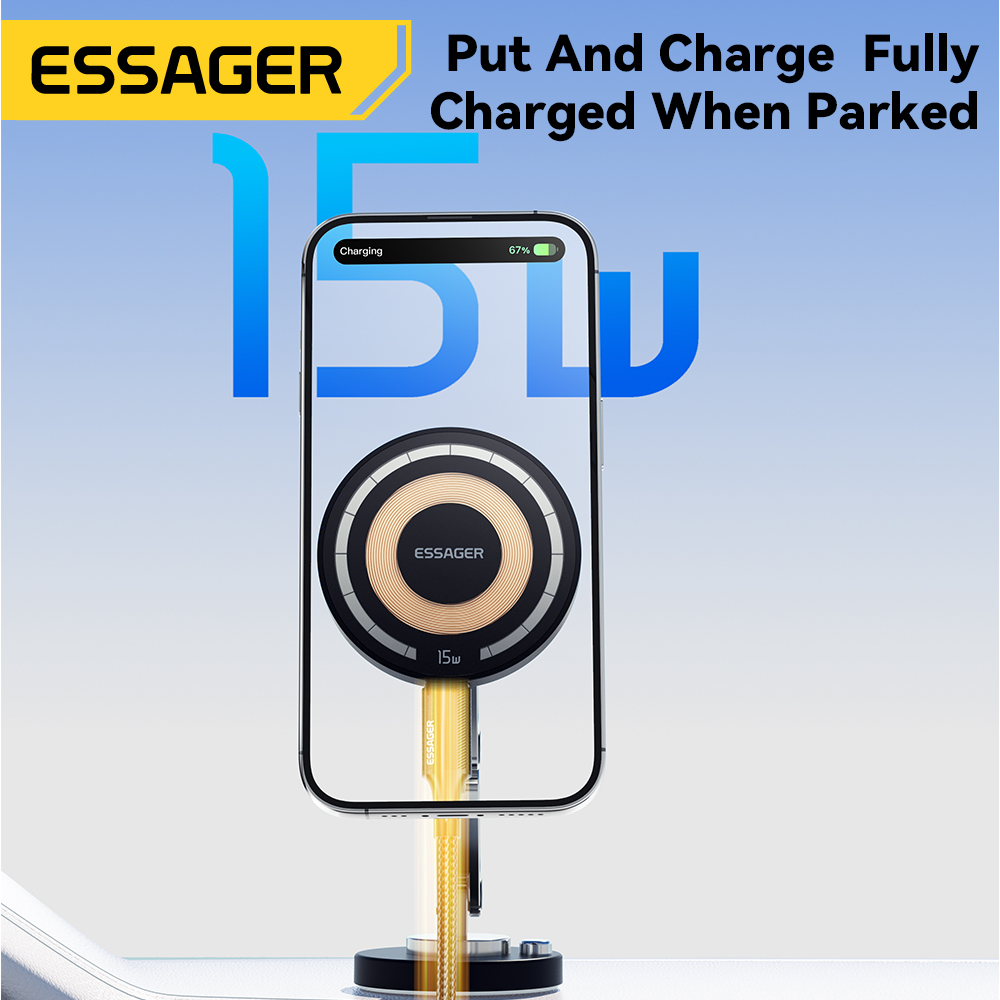 Essager Magnetyczna ładowarka  – Wireless Car Charger Mount Fast Charging recenzja i cena