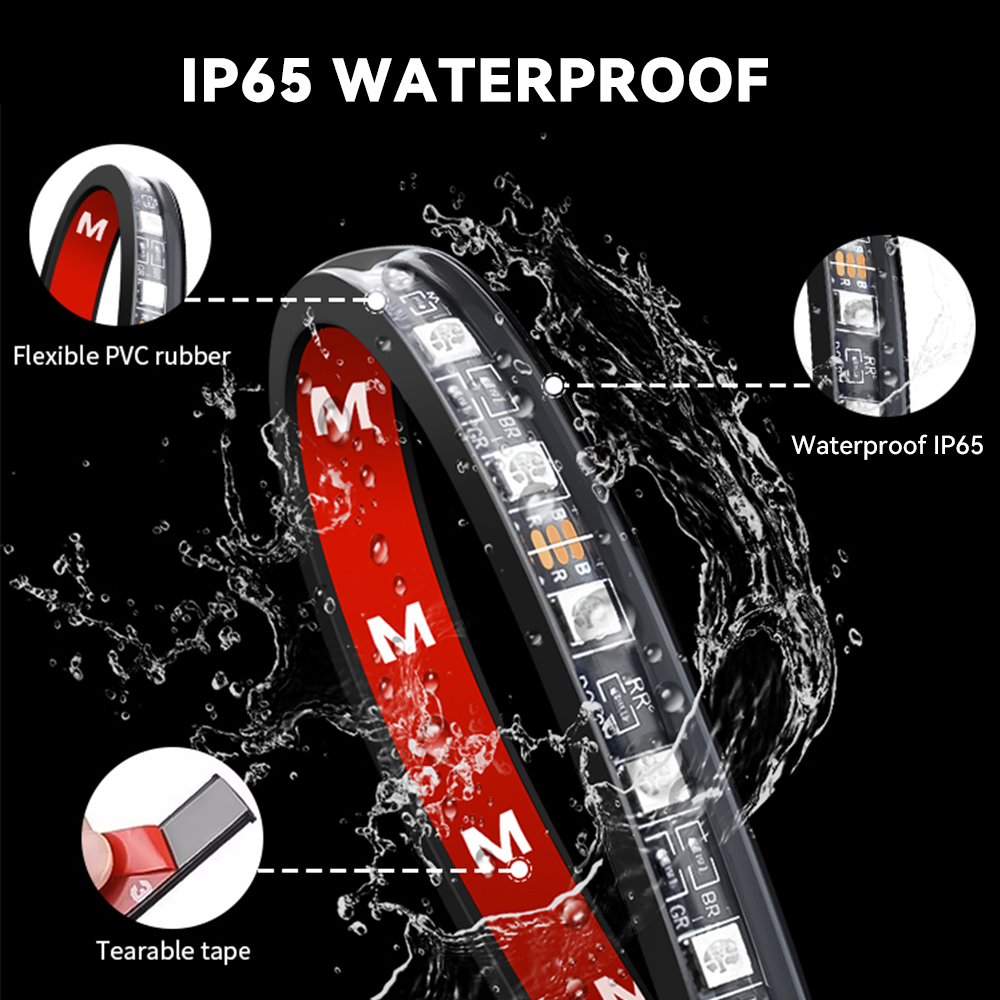 Bezprzewodowa aplikacja i pilo – Led Ambient Interior Car Lights App Control recenzja i cena