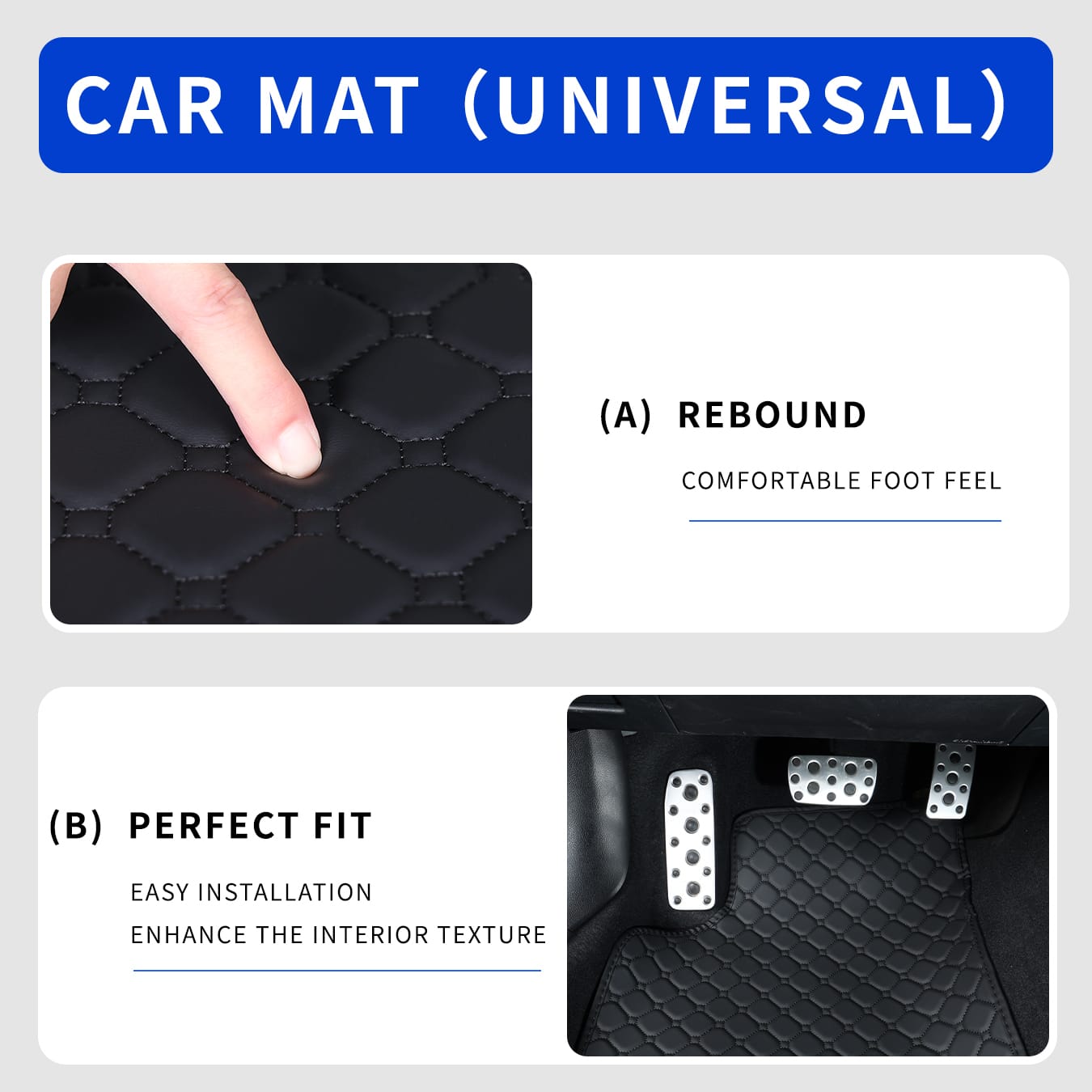 Kompletny zestaw uniwersalnych – Car Floor Mats Universal Waterproof Leather recenzja i cena