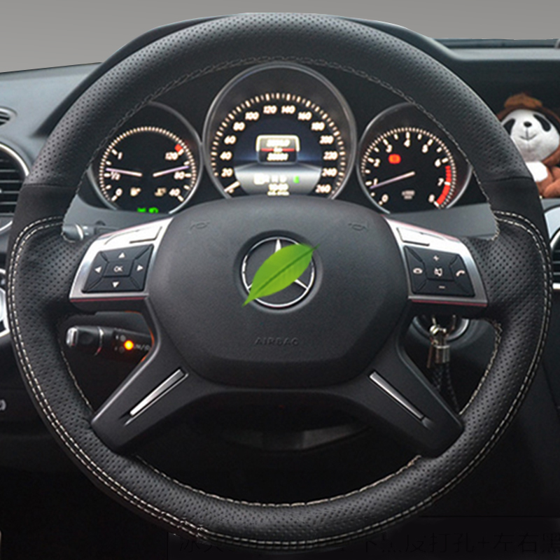 Dla Mercedes Benz C GL M Class – Car Steering Wheel Cover Anti Slip Breathable recenzja i cena
